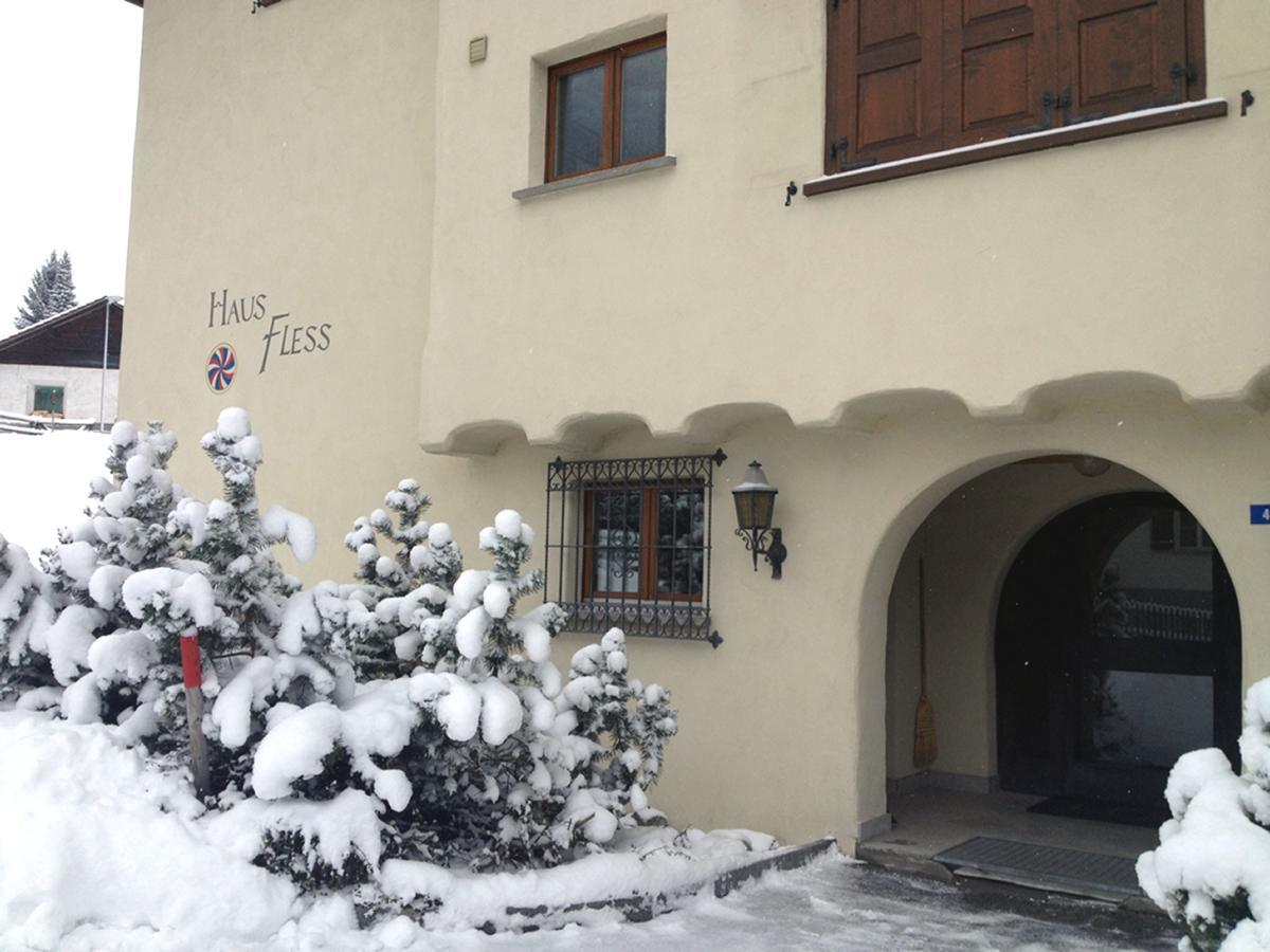 Haus Fless 7 Appartement Klosters Buitenkant foto